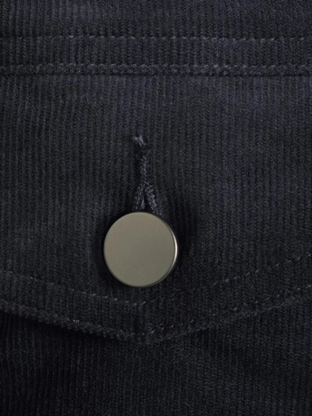 Theory Neil Stretch Corduroy Shearling Collar Jacket - Picture 4 of 4